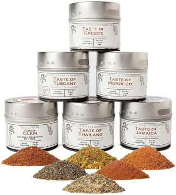 Gustus Vitae Gourmet World Flavors Seasoning Collection