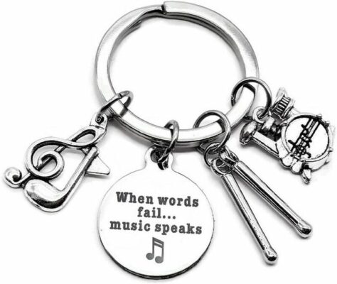 Kit's Kiss Drum Keychain