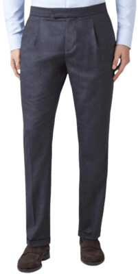 Luca Faloni Wool Pleated Trousers