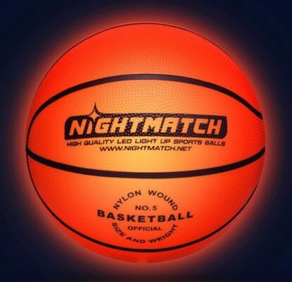 NIGHTMATCH Waterproof Light Up Basketball