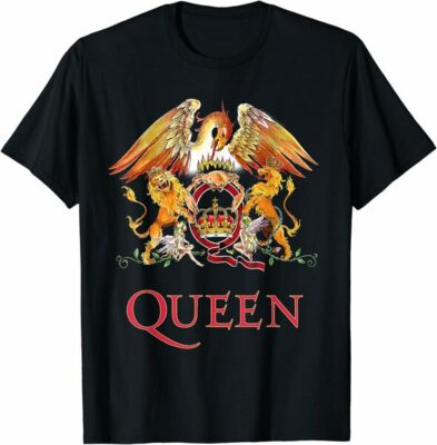 Queen Official Classic Crest Short Sleeve T-Shirt