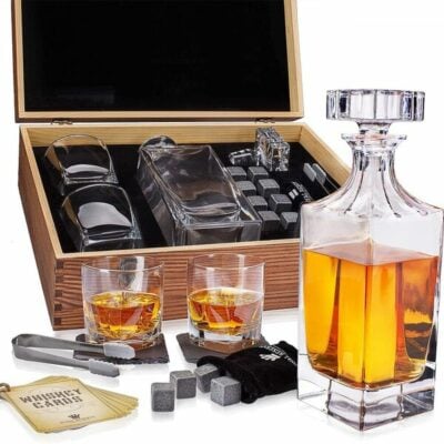 Royal Reserve Whiskey Decanter Gift Set