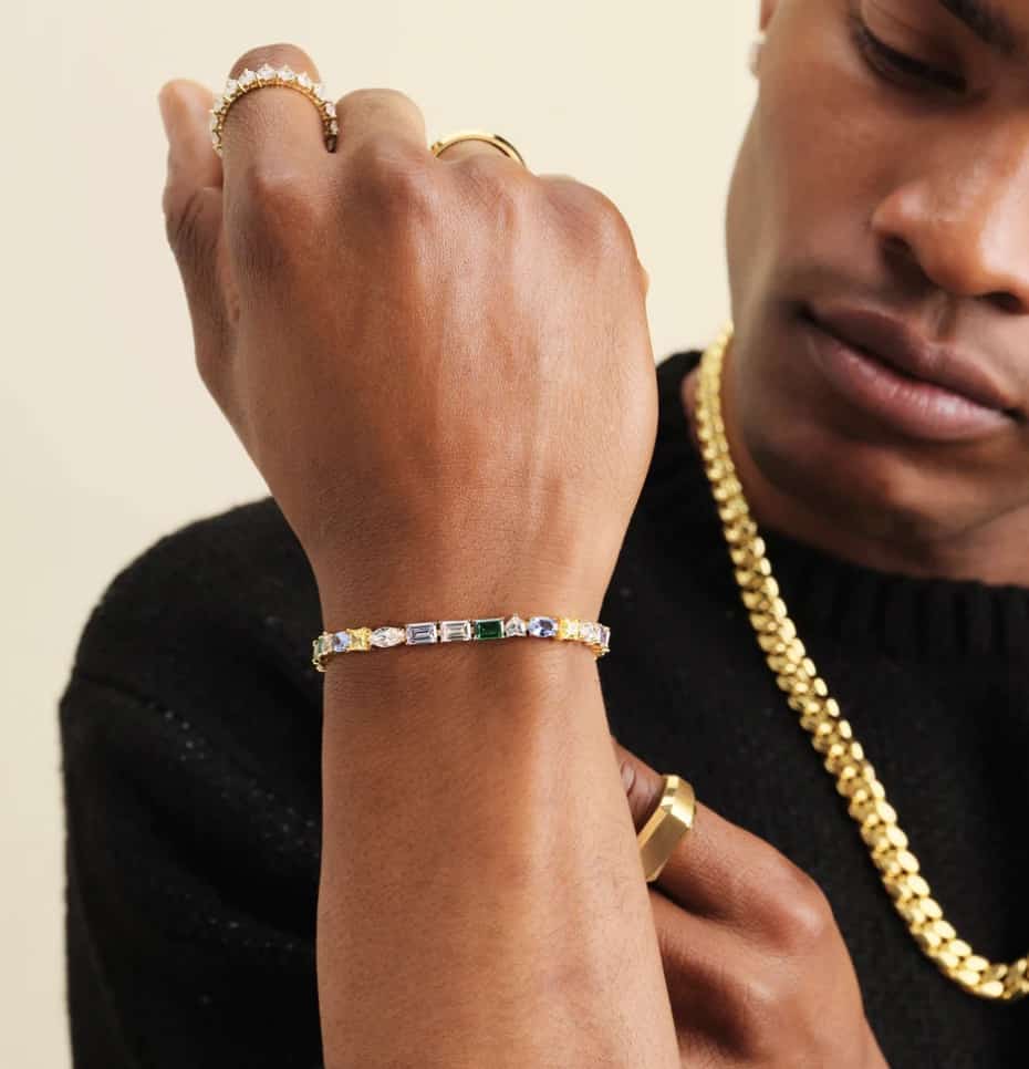 Jaxxon colored stone bracelet