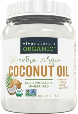 Viva Naturals organic cold-pressed coconut oil