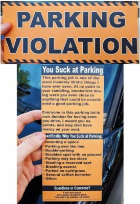 Fake Parking Ticket