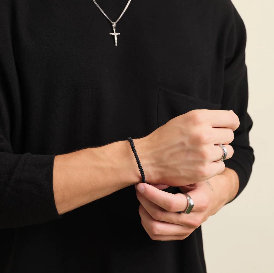 Woven Bracelet fro Jaxxon on model