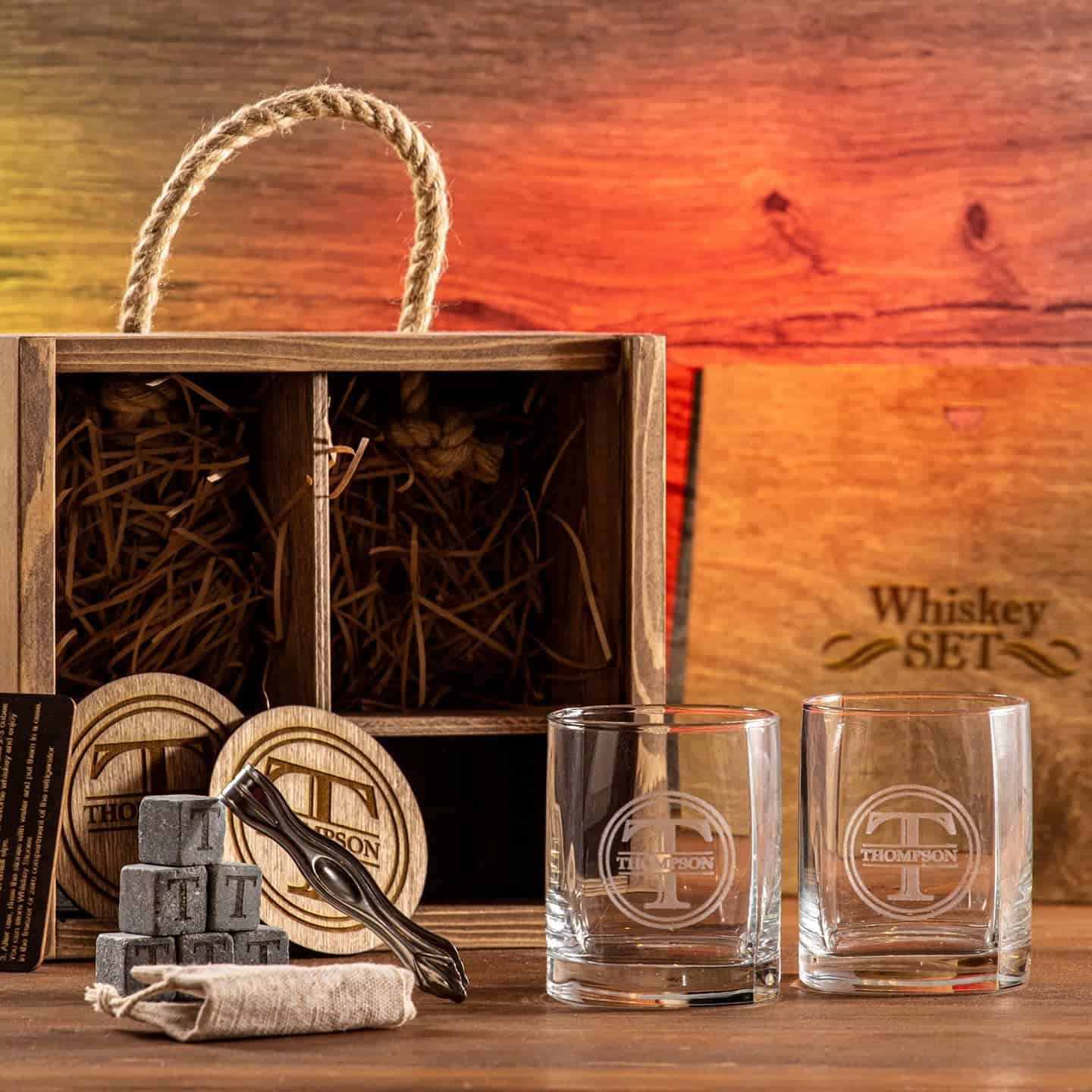 whiskey set by thompson