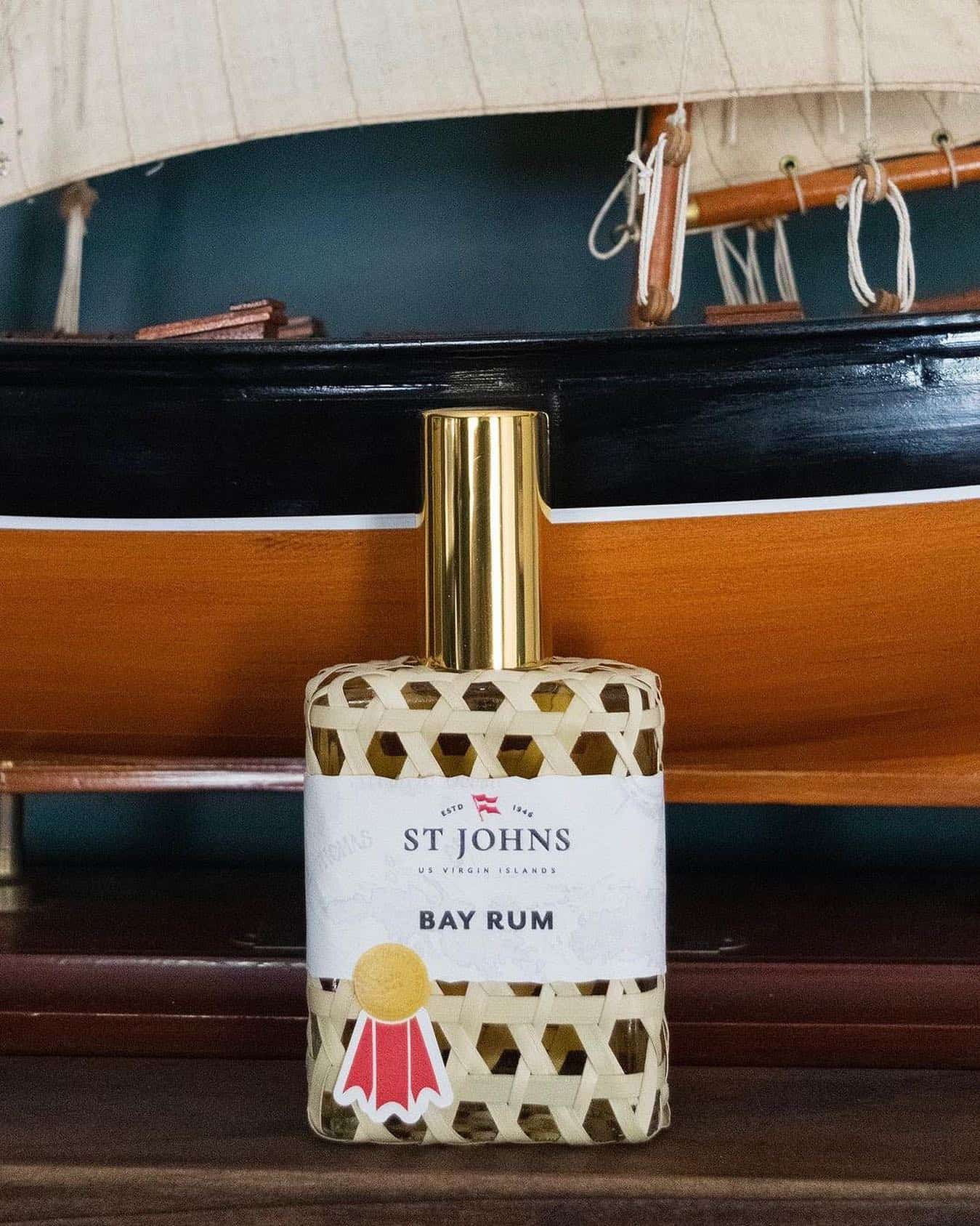a bottle of st john's bay rum