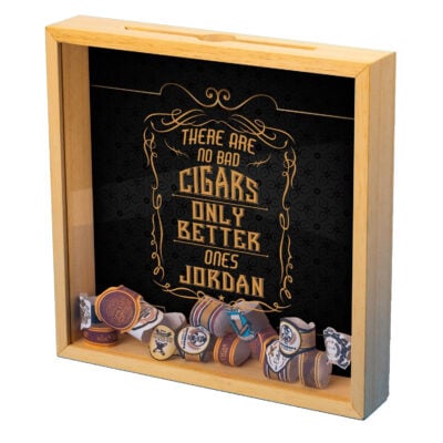 udelf Personalized Cigar Band Collection Display Box