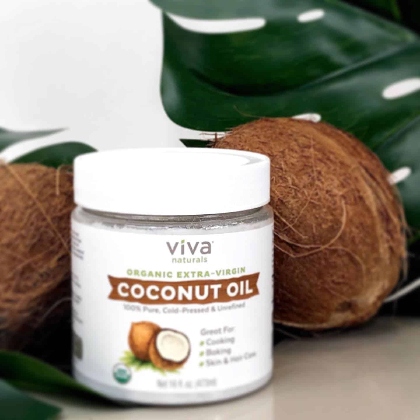 organic extra virgin coconut oil by viva naturals