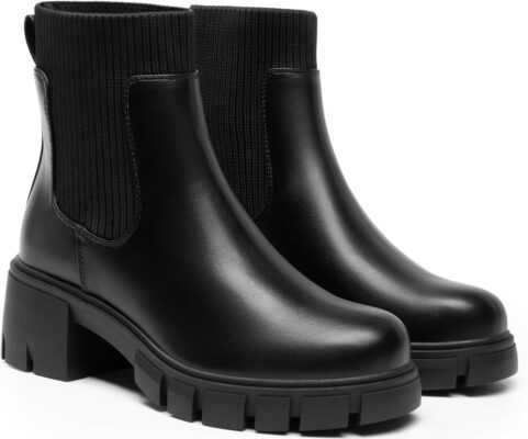 Athlefit Platform Chelsea Lug Boots
