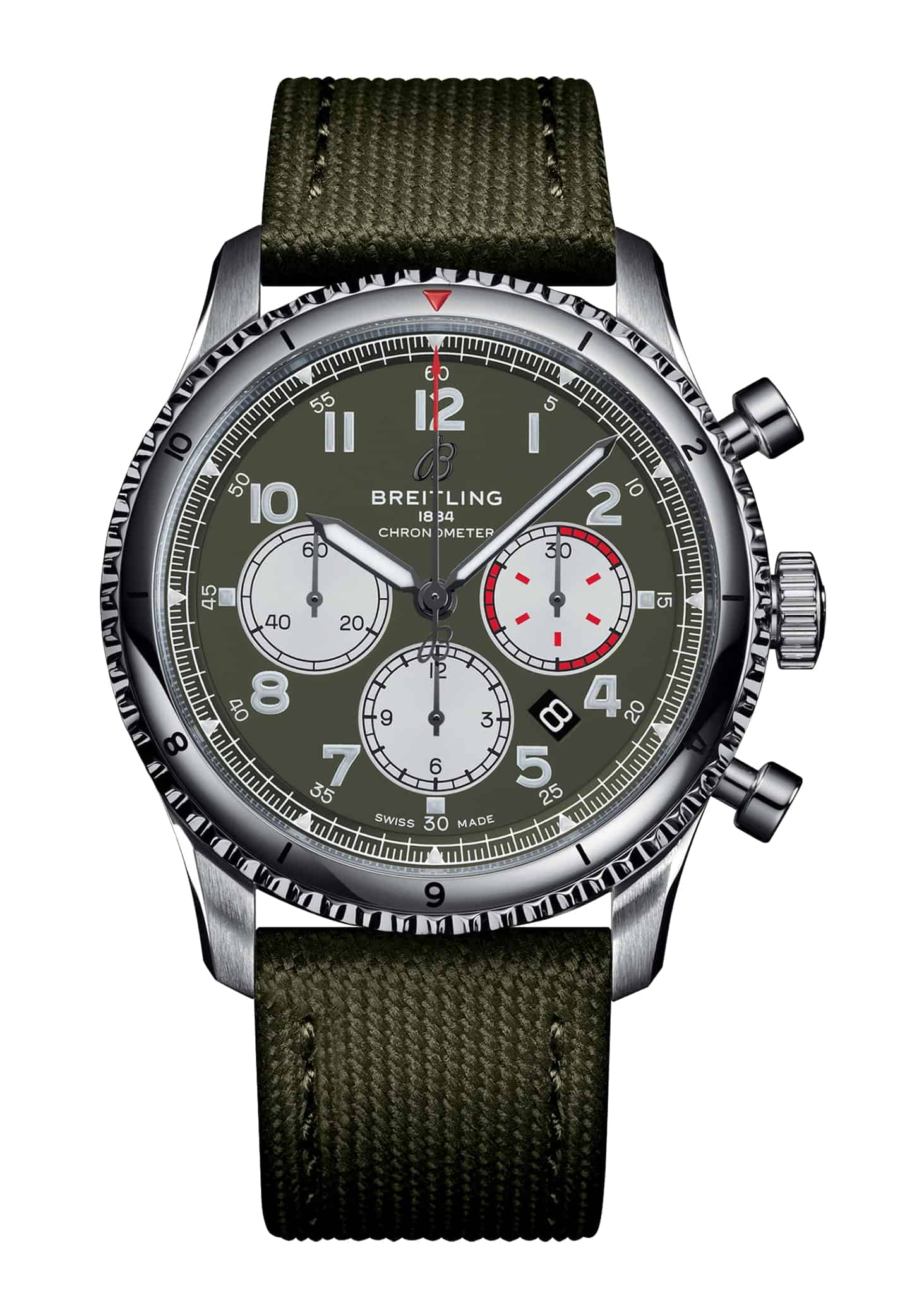 BREITLING Aviator 8 B01 Chronograph 43 Watch AB01192A1L1X2