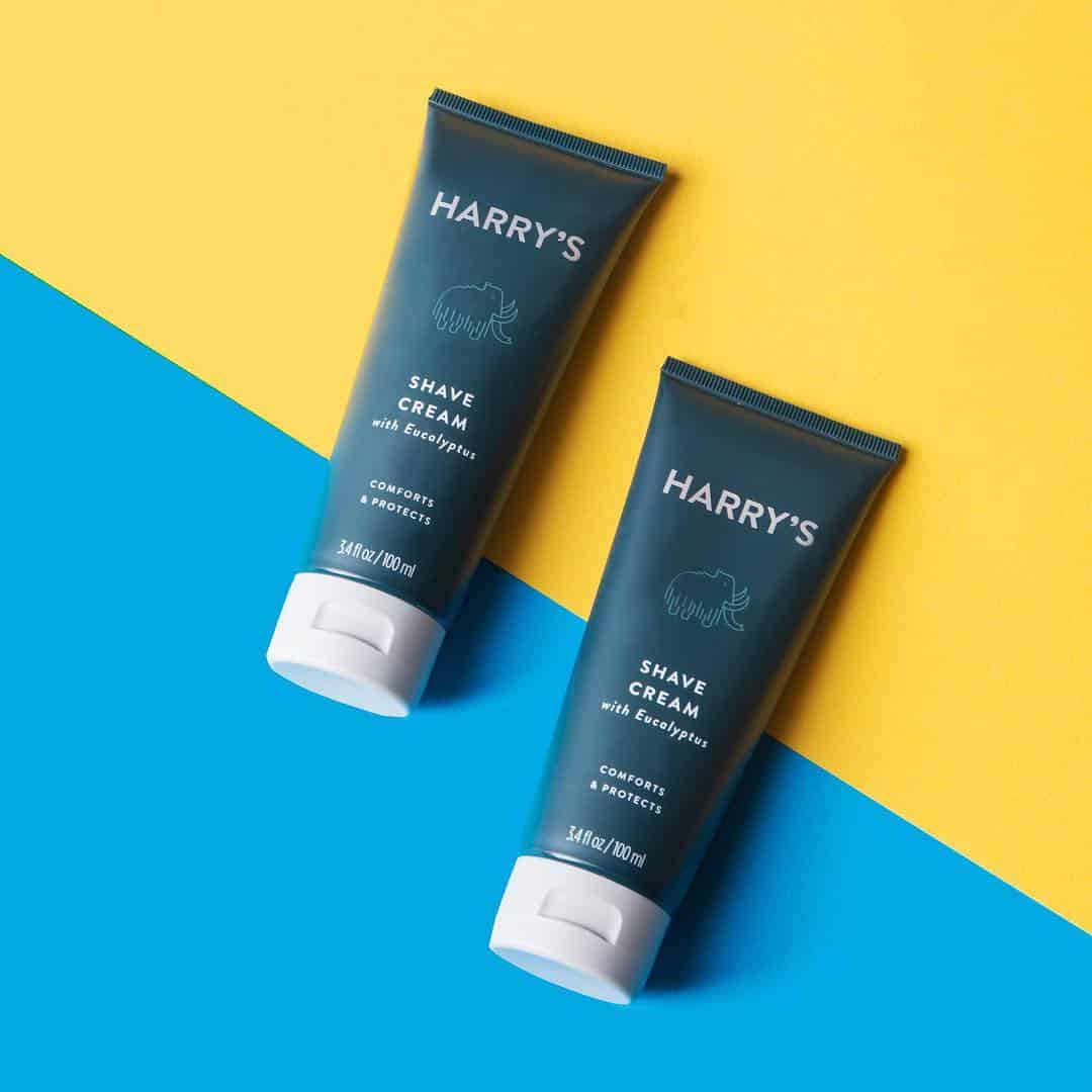 two shave creams by harrys