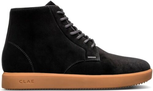 Clae Gibson in Black Suede Gum