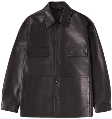 Closed Leather Overshirt