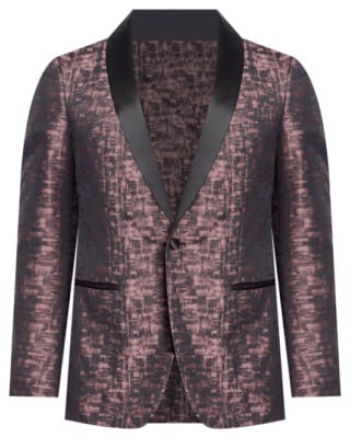 John Varvatos Star USA Brooklyn-LSC Patterned Regular Fit Dinner Jacket