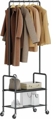 Labonida Rolling Clothing Rack
