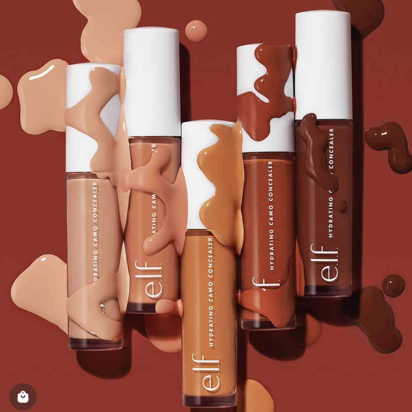 different shades of concealers by elf