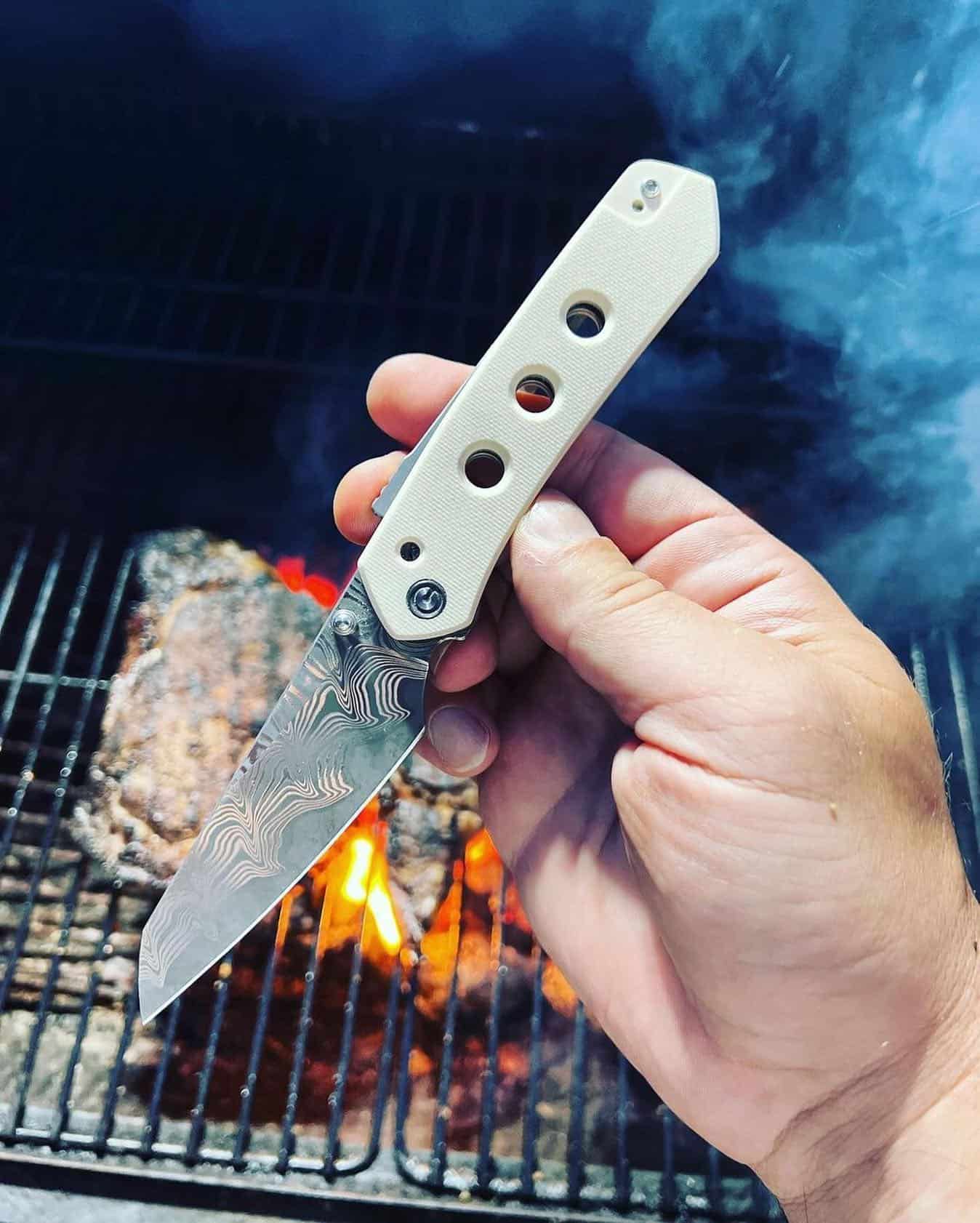 man holding a pocket knife by civivi