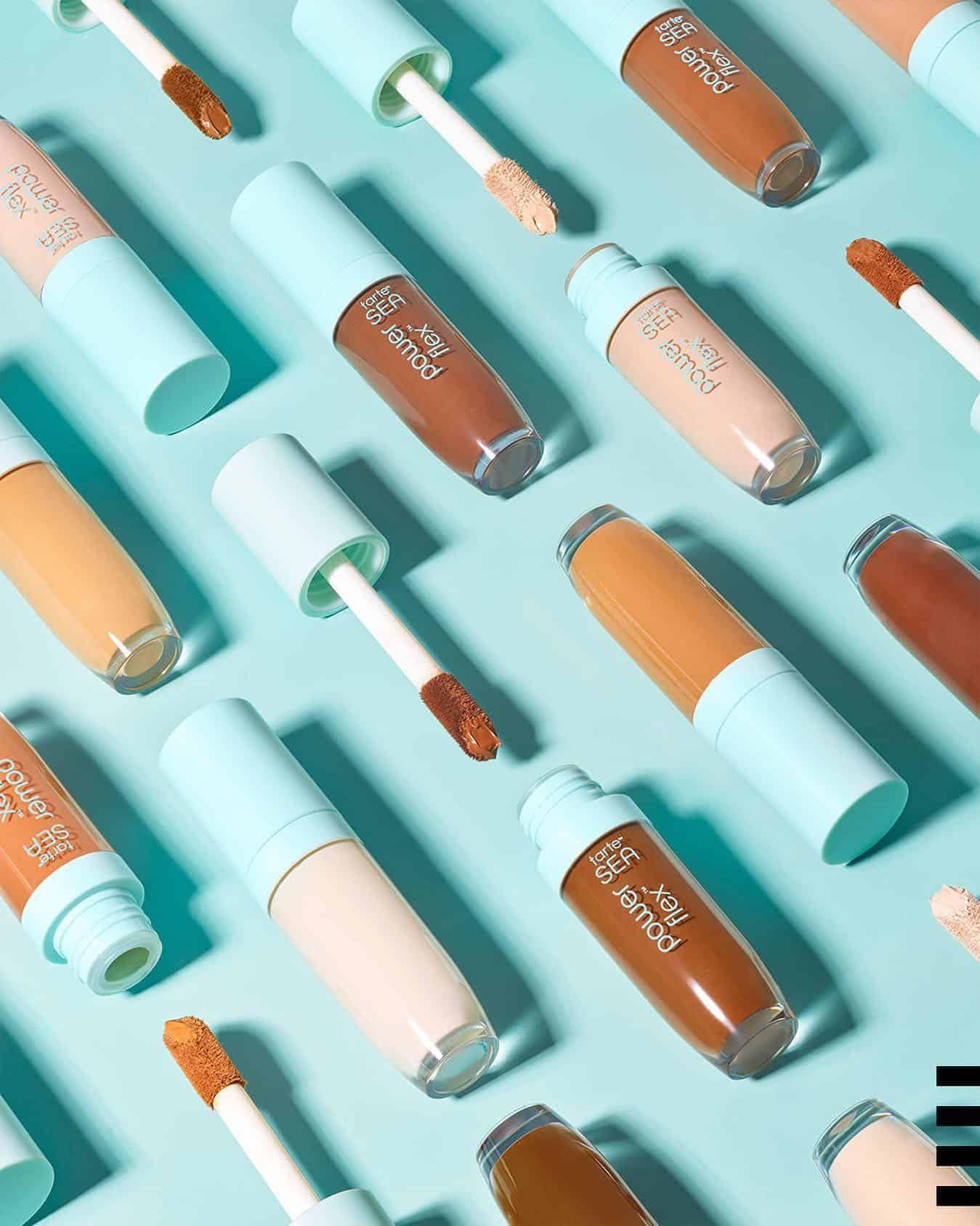 different shades of sea power flex concealer