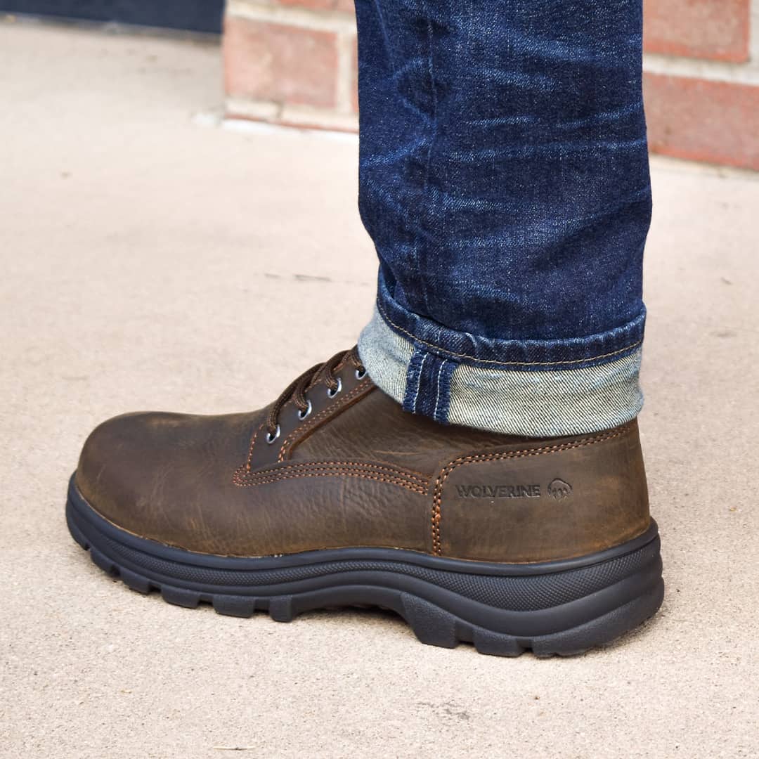 wearing a carlsbad boot by wolverine
