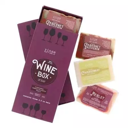 Rinse Bath & Body Wine Soap Set