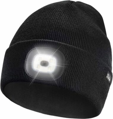 Etsfmoa Unisex Beanie with Light