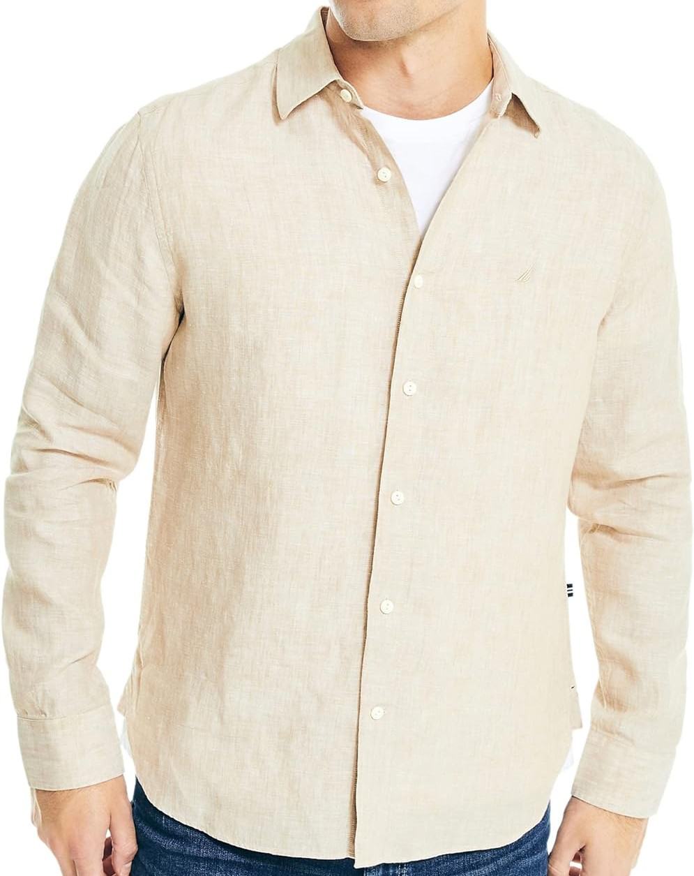 Nautica Sustainable Linen Shirt