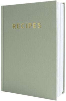 Zicoto Aesthetic Blank Recipe Book