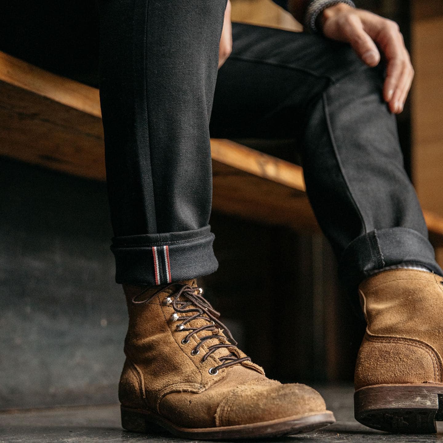 folding jeans with the japanese cuff
