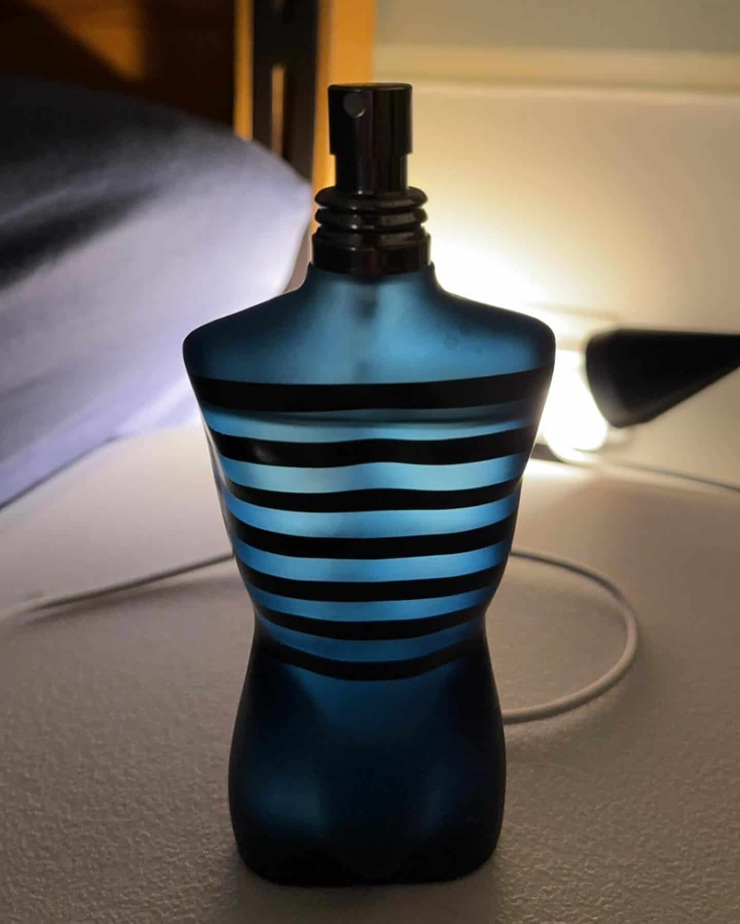 a bottle of ultra male cologne byjean paul gaultier