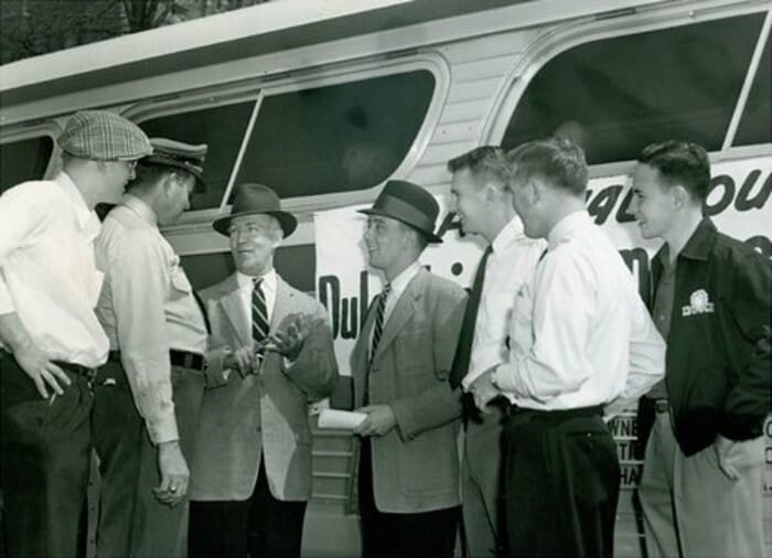 Men's Glee Club Trip, 1955 by Duke University Archives