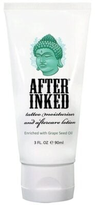 Top of the line in the best lotions for tattoo aftercare: After Inked Tattoo Lotion