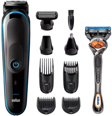 Braun 9-in-1 Beard, Hair and Nose Trimmer