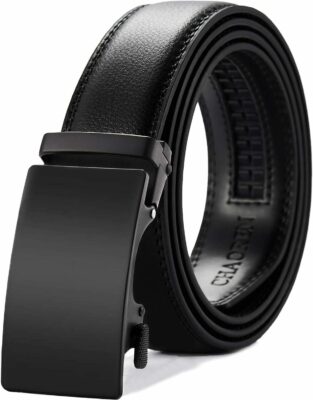 Chaoren Leather Ratchet Belt Men
