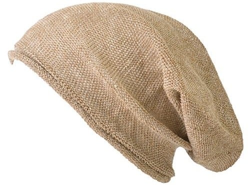 Charm Slouchy Linen Beanie