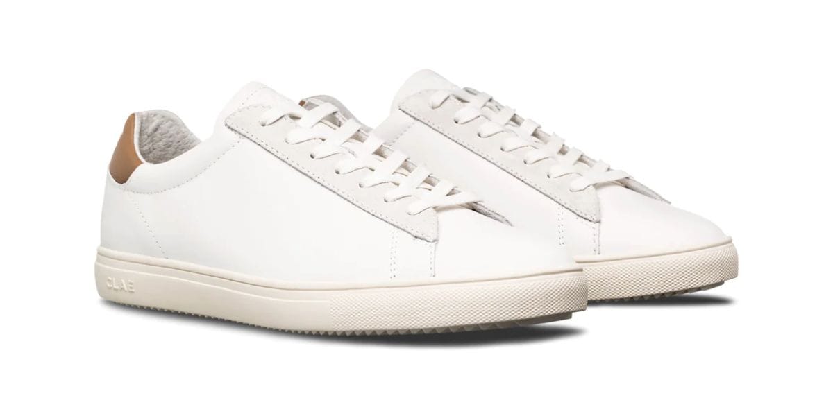 White Leather Sneaker for New Year's Eve Outfit