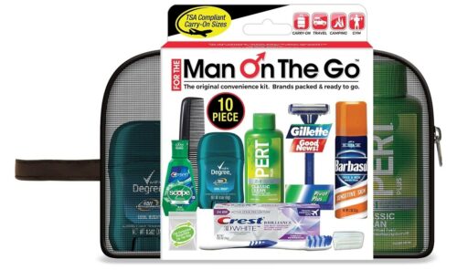 Convenience Kits “Man On The Go” Premium 10-Piece Travel Kit