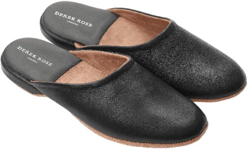 Derek Rose Mule Slippers