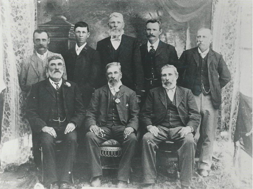 History of men's fashion: Leyburn Cheese Factory Coop Committee 1800s