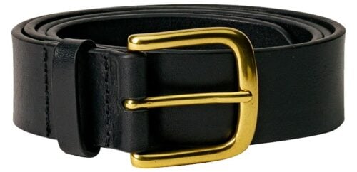 Best belt for big guys: ISTO Vegetable Tanned Belt