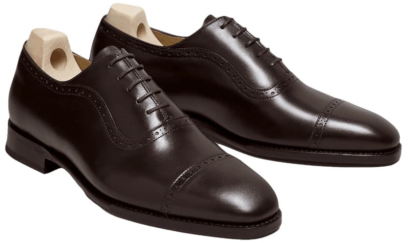 MYRQVIST Skytteholm Dark Brown Calf for 1920s Men's Fashion