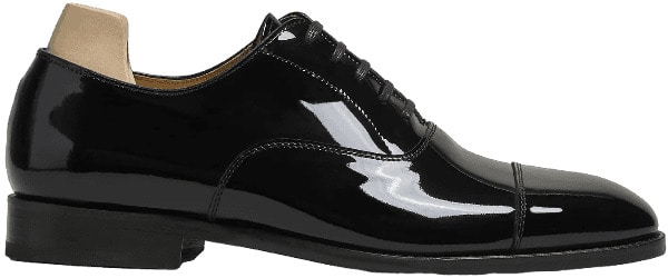 MYRQVIST Vinterviken Black Patent Leather for 1930s Men's Fashion