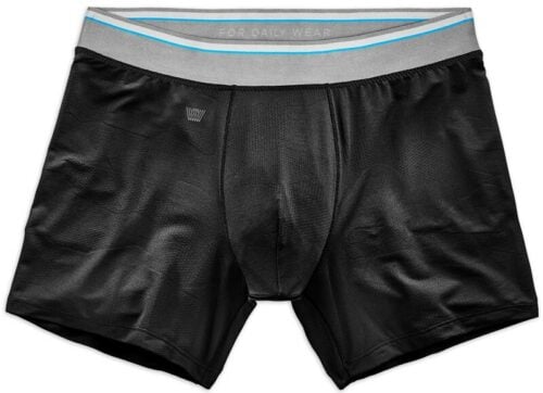 Tops among the best boxer briefs that don't ride up: Mack Weldon AIRKNITx Boxer Brief