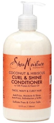 Tops among the best conditioners for curly hair men: SheaMoisture Curl & Shine Conditioner