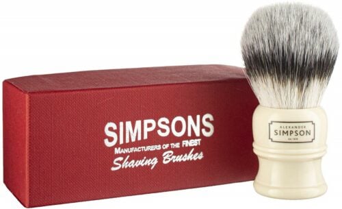 Top of the best synthetic shaving brushes: Simpson Trafalgar Synthetic Shaving Brush