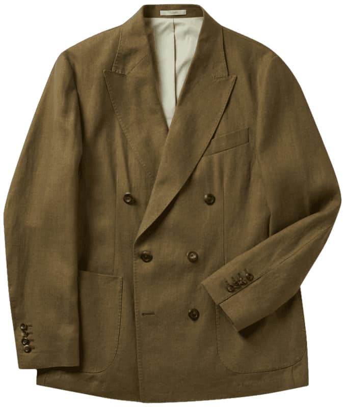 Valesca Furore Double-breasted deconstructed jacket for 1920s Men's Fashion