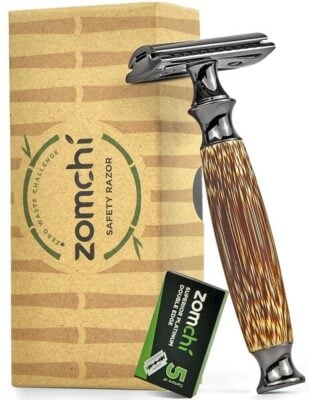 Zomchi Bamboo Handle Close Shave Razor