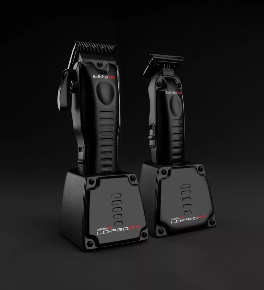a pair of babyliss lopro fx clipper and trimmer