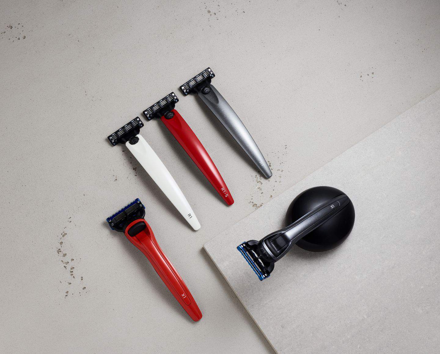 a collection of razors by bolin webb and gillette